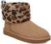 Lookbook (W) UGG Fluff Mini Quilted Berbulu 'Cetakan Leopard' - Lapisan Bulu Fesyen Terbaru 1105358-AMP