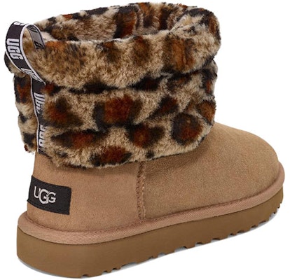 (Women) UGG Fluff Mini Quilted Leopard Fleece Lined 'Leopard print' 1105358-AMP Shop (Women) UGG Fluff Mini Quilted Leopard Fleece Lined 'Leopard print' 1105358-AMP