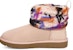 (W) UGG Fluff Mini Quilted Motlee Kelabu Quilted Lelaki/Wanita 1106071-MULT