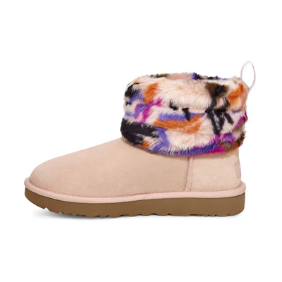 (W) UGG Fluff Mini Quilted Motlee