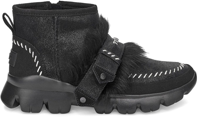 (W) UGG フラッフパンク アンクルブーツ (ブラック) 1107309-BLK Order (W) UGG フラッフパンク アンクルブーツ (ブラック) 1107309-BLK