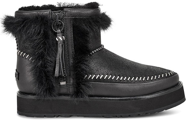 (W) UGG Fluff Punk Boot Bulu Hitam Berlapis Fleece 1102950-BLK Order (W) UGG Fluff Punk Boot Bulu Hitam Berlapis Fleece 1102950-BLK