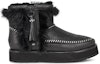 Order (W) UGG Fluff Punk Boot Bulu Hitam Berlapis Fleece 1102950-BLK