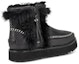 Lookbook (W) UGG Fluff Punk Boot Bulu Hitam Berlapis Fleece 1102950-BLK