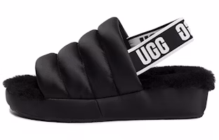 (Women) UGG Fluff Slide 'Black' 1106875-BLK (Women) UGG Fluff Slide 'Black' 1106875-BLK