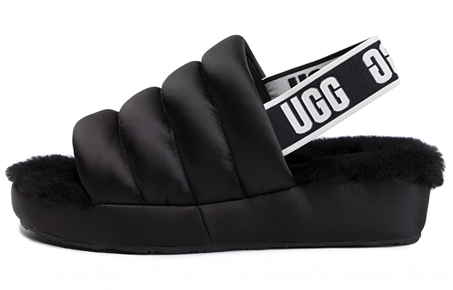 (Women) UGG Fluff Slide 'Black' 1106875-BLK