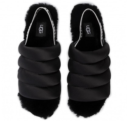 (W) UGG Fluff Slide 'Hitam' 1106875-BLK Shop (W) UGG Fluff Slide 'Hitam' 1106875-BLK