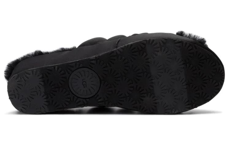 Purchase (W) UGG フラフスライド (ブラック) 1106875-BLK
