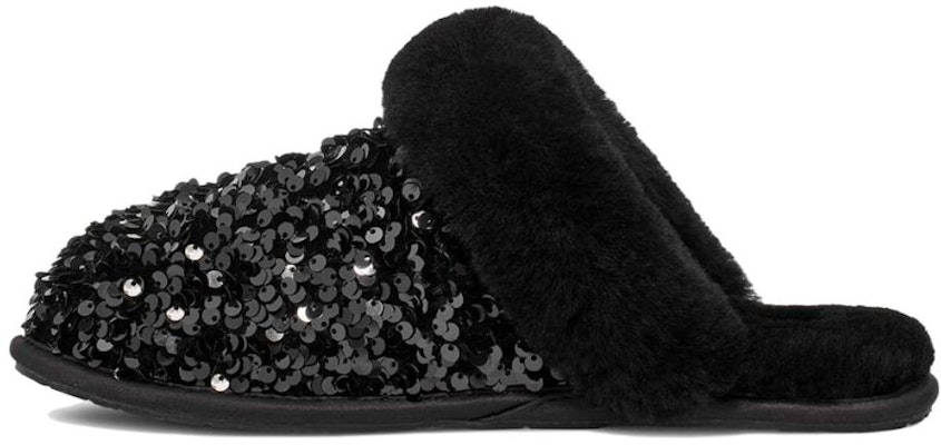 (W) UGG Scuffette II Chunky Sequin Selipar Hitam 1135140-BLK Buy (W) UGG Scuffette II Chunky Sequin Selipar Hitam 1135140-BLK