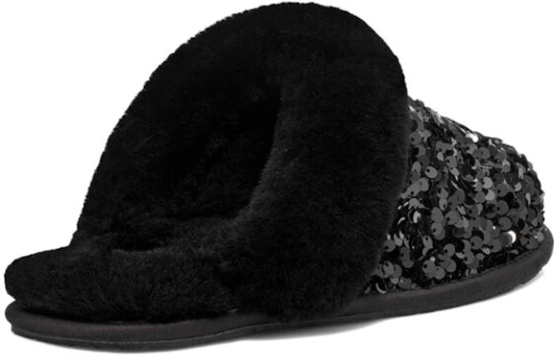 (W) UGG Scuffette II Pantuflas Negras con Lentejuelas Gruesas 1135140-BLK Purchase (W) UGG Scuffette II Pantuflas Negras con Lentejuelas Gruesas 1135140-BLK
