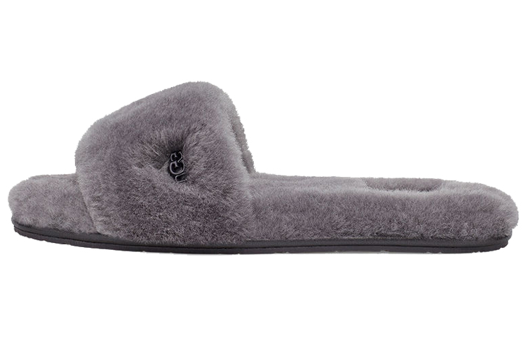 Buy (W) UGG Fluff Slide 'Gris' 1127310-NIG