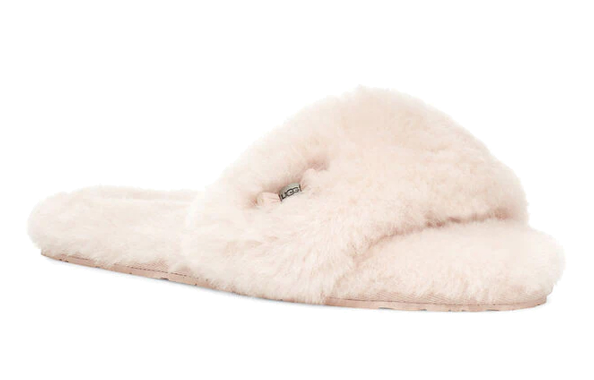 Lookbook (W) UGG Fluff Slide 'Lazo Metálico Crema' 1005565-QRT