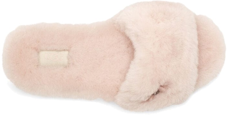 (W) UGG Fluff Slide 'Metallic Bow Cream' Krim dengan Reben Logam 1005565-QRT Shop (W) UGG Fluff Slide 'Metallic Bow Cream' Krim dengan Reben Logam 1005565-QRT