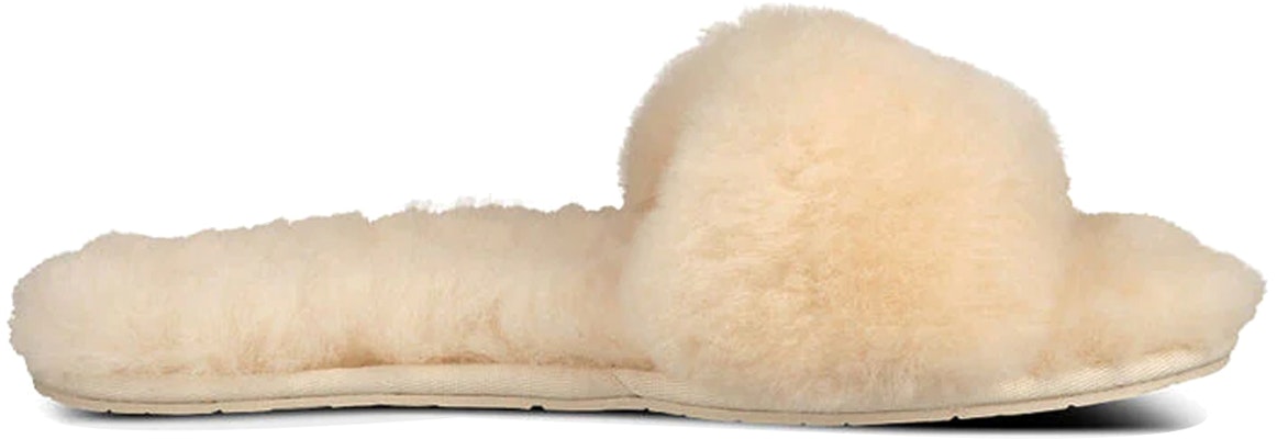 (W) UGG Fluff Slide 'Metallic Bow Natural' Sandal Unisex 1005565-NAT Order (W) UGG Fluff Slide 'Metallic Bow Natural' Sandal Unisex 1005565-NAT