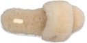 Shop (W) UGG Fluff Slide 'Metallic Bow Natural' Sandal Unisex 1005565-NAT