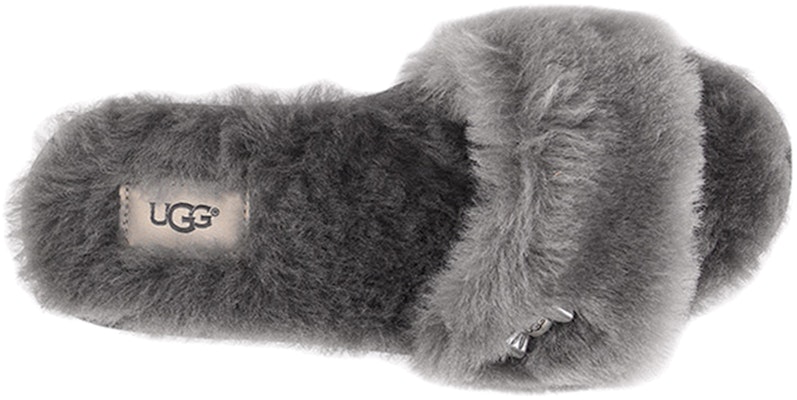 (W) UGG Fluff Slide 'Nudo Mariposa Metálico Gris' 1005565-GREY Shop (W) UGG Fluff Slide 'Nudo Mariposa Metálico Gris' 1005565-GREY