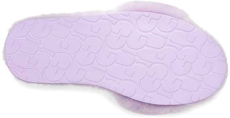 (W) UGG Fluff Slide 'Ikat Kupu-Kupu Metalik Ungu' 1005565-LBM Details for (W) UGG Fluff Slide 'Ikat Kupu-Kupu Metalik Ungu' 1005565-LBM