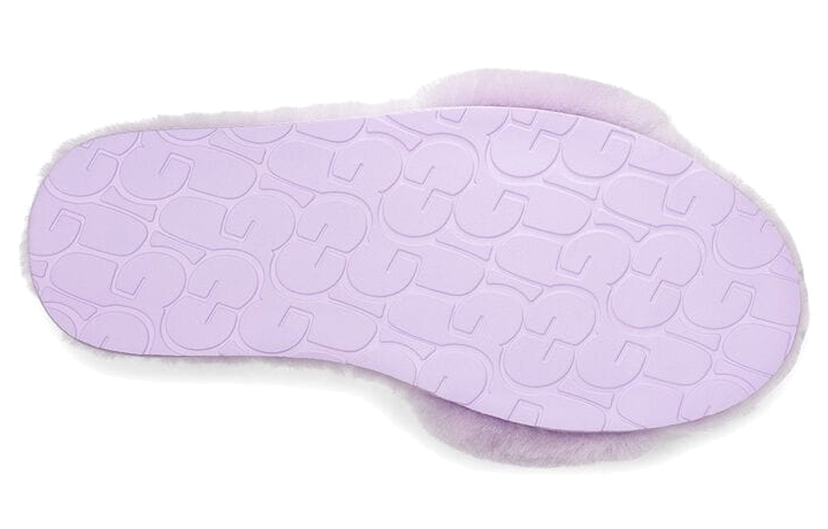 Details for (W) UGG Fluff Slide 'Ikat Kupu-Kupu Metalik Ungu' 1005565-LBM