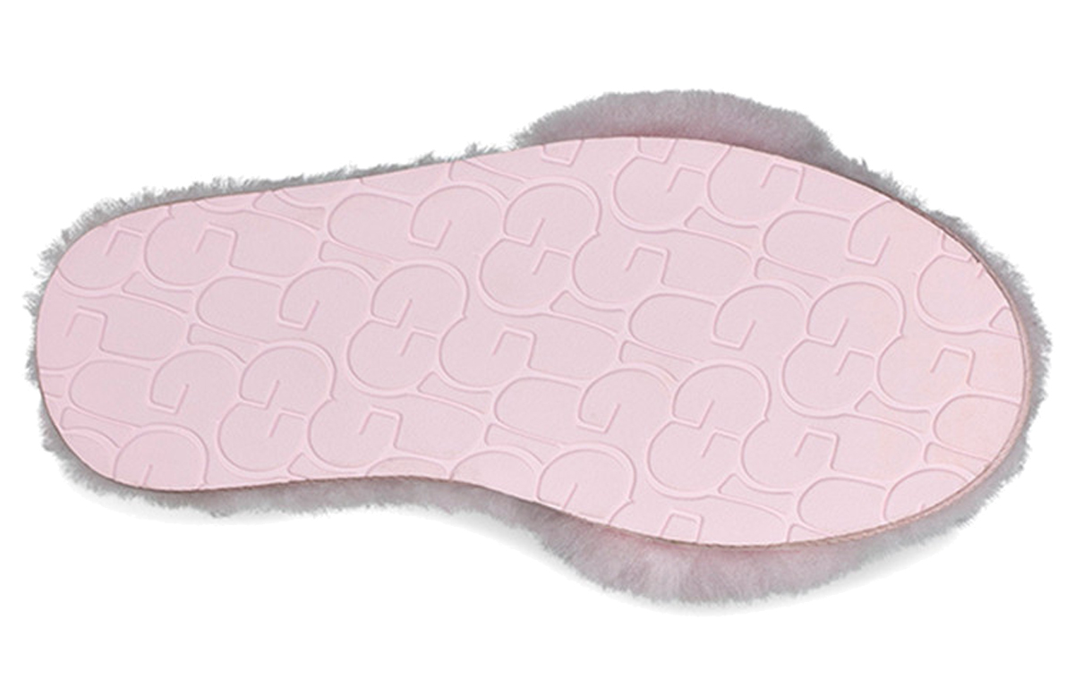 Details for (W) UGG Fluff Slide 'Rona Kupu-Kupu Metalik Seashell Pink' 1005565-SLPN