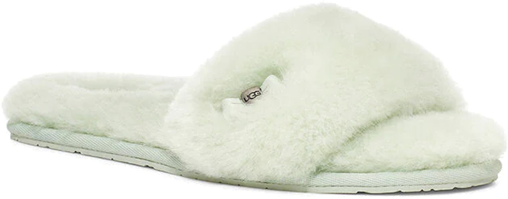 (W) UGG Fluff Slide 'Lazo Metálico Verde Menta' 1005565-RMN Lookbook (W) UGG Fluff Slide 'Lazo Metálico Verde Menta' 1005565-RMN