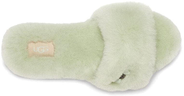 (W) UGG Fluff Slide 'Lazo Metálico Verde Menta' 1005565-RMN Shop (W) UGG Fluff Slide 'Lazo Metálico Verde Menta' 1005565-RMN