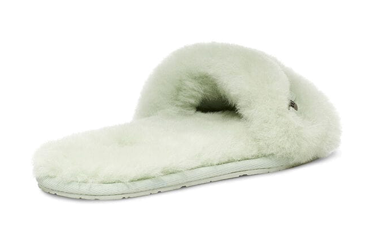 Purchase (W) UGG Fluff Slide 'Mint Green Metallic Bow' - Selipar Fluff Hijau Mint Riben Metalik 1005565-RMN