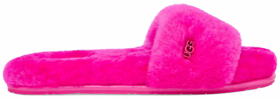 Order UGG Fluff Slide 羊絨羊皮時尚拖鞋 女款 紫色