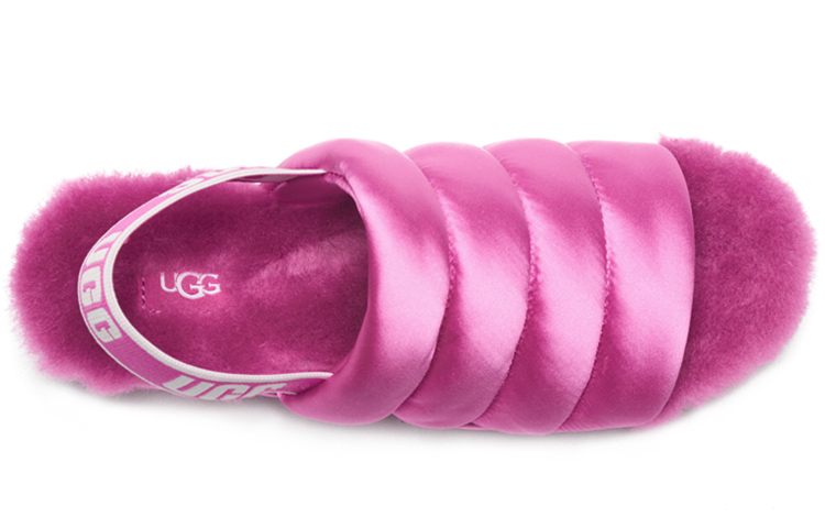 Lookbook (W) UGG Fluff Slide 'Satin Purple' Sandalias Moradas Satinadas 1106875-FUS