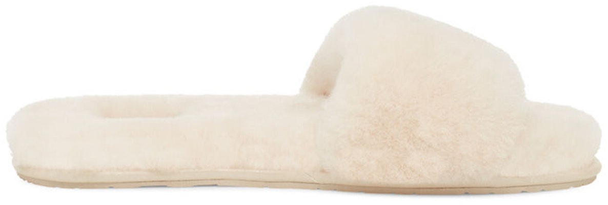 (W) UGG Fluff Sandal 'Sheepskin Cream' Cream Coklat Muda' 1127310-NAT Order (W) UGG Fluff Sandal 'Sheepskin Cream' Cream Coklat Muda' 1127310-NAT