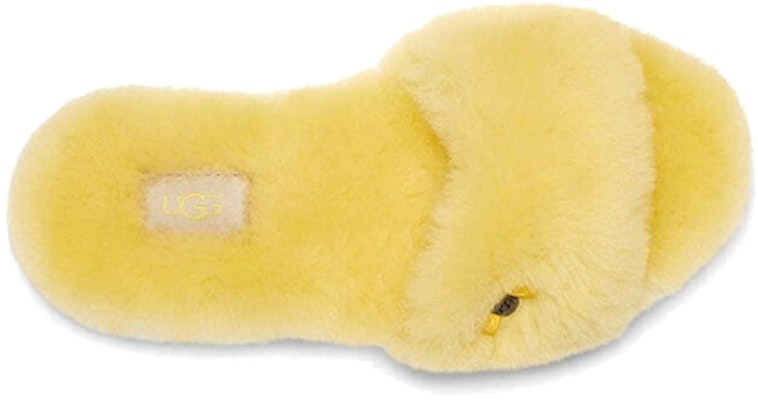 (W) UGG 黄色金属蝴蝶结毛毛拖鞋 1005565-MRT Shop (W) UGG 黄色金属蝴蝶结毛毛拖鞋 1005565-MRT