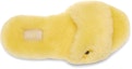 Shop (W) UGG 黄色金属蝴蝶结毛毛拖鞋 1005565-MRT