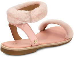 Purchase (W) Sandal Kasual Ringan UGG Fluff Springs Cozy Warna Pink 1101438-SSET