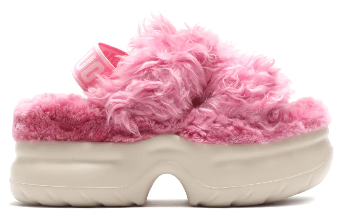 Order (W) UGG Fluff Sugar 'Pinkred Putih' 1117325-PINK