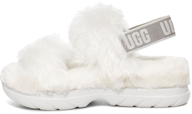 (Women) UGG Fluff Sugar Sandal 1119999-WHT Buy (Women) UGG Fluff Sugar Sandal 1119999-WHT