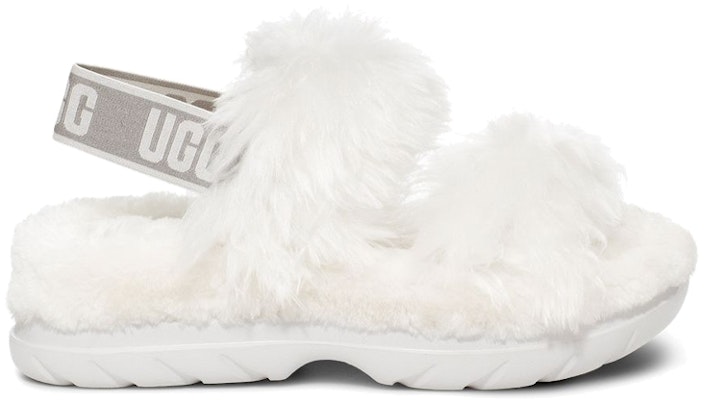 (Women) UGG Fluff Sugar Sandal 1119999-WHT Order (Women) UGG Fluff Sugar Sandal 1119999-WHT