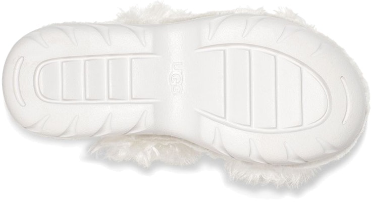 (Women) UGG Fluff Sugar Sandal 1119999-WHT Details for (Women) UGG Fluff Sugar Sandal 1119999-WHT