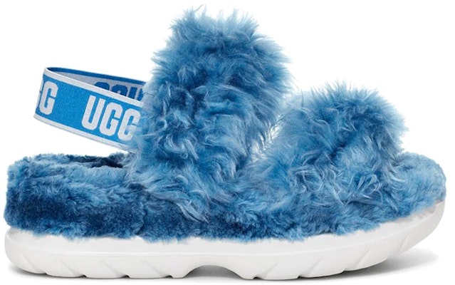 (Women) UGG Fluff Sugar Sandal 'Blue' 1119999-SEAL Order (Women) UGG Fluff Sugar Sandal 'Blue' 1119999-SEAL
