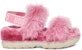 (W) UGG Fluff Sugar Sandal 'Pink Lembut Nyaman' 1119999-PINK