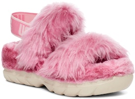 UGG 綿綿糖果涼鞋 織物 輕便舒適 時尚涼拖 女款 粉紅 Lookbook UGG 綿綿糖果涼鞋 織物 輕便舒適 時尚涼拖 女款 粉紅