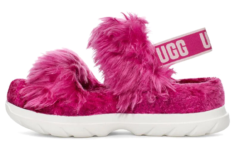(Women) UGG Fluff Sugar Sandal 'Magenta' 1119999-DFRT