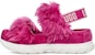 (W) UGG Fluff Sugar Sandal 'Magenta' Wanita Terbaru 1119999-DFRT