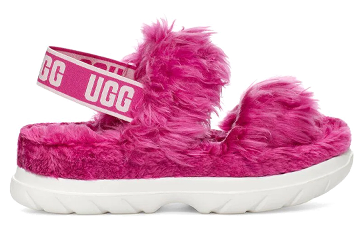 Order (W) Sandal UGG Fluff Sugar 'Magenta' 1119999-DFRT