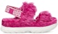 (W) UGG Fluff Sugar Sandal 'Magenta' Wanita Terbaru 1119999-DFRT