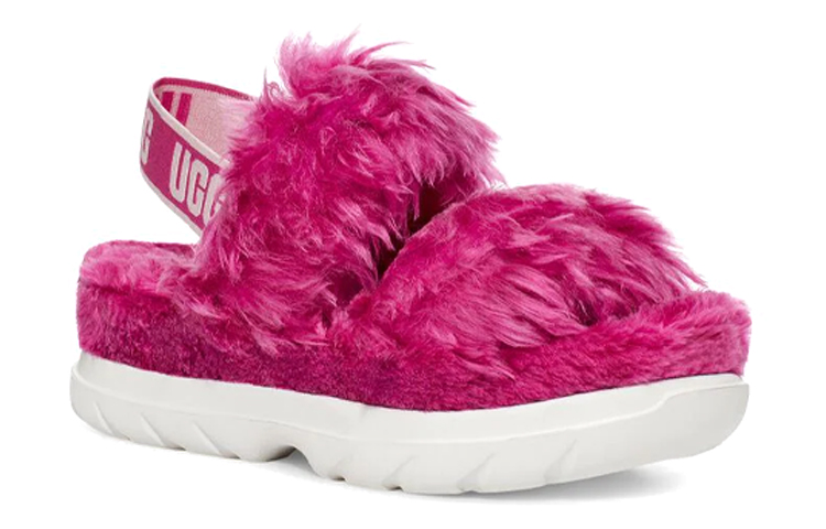 Lookbook (W) Sandal UGG Fluff Sugar 'Magenta' 1119999-DFRT