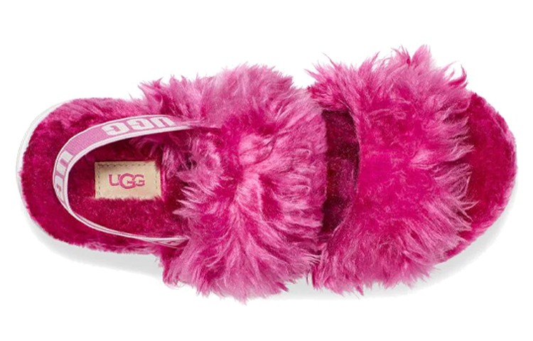 Shop (W) Sandal UGG Fluff Sugar 'Magenta' 1119999-DFRT