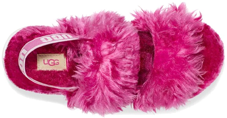 (Women) UGG Fluff Sugar Sandal 'Magenta' 1119999-DFRT Shop (Women) UGG Fluff Sugar Sandal 'Magenta' 1119999-DFRT