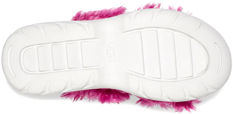 (W) Sandal UGG Fluff Sugar 'Magenta' 1119999-DFRT Details for (W) Sandal UGG Fluff Sugar 'Magenta' 1119999-DFRT