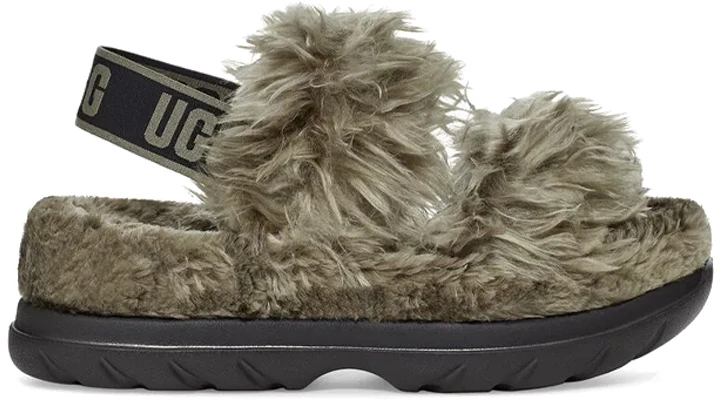 (W) Sandal UGG Fluff Sugar 'Olive' 1119999-BTOL Order (W) Sandal UGG Fluff Sugar 'Olive' 1119999-BTOL