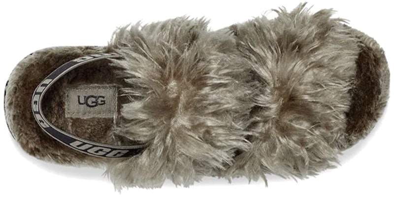 (Women) UGG Fluff Sugar Sandal 'Olive' 1119999-BTOL Shop (Women) UGG Fluff Sugar Sandal 'Olive' 1119999-BTOL