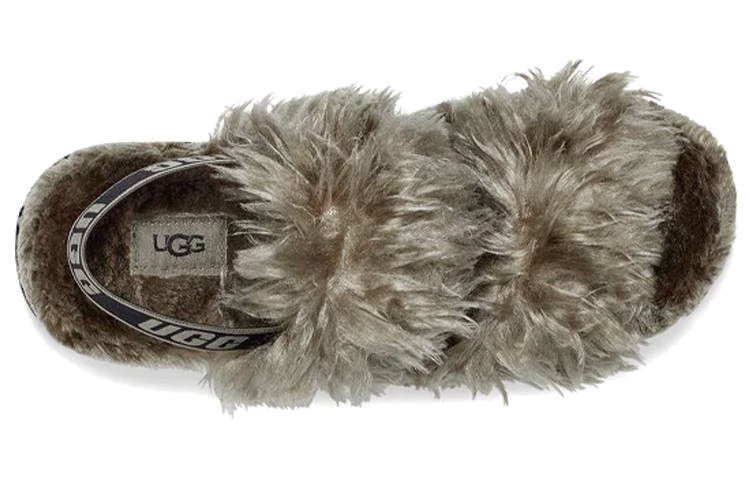 Shop (W) Sandal UGG Fluff Sugar 'Olive' 1119999-BTOL